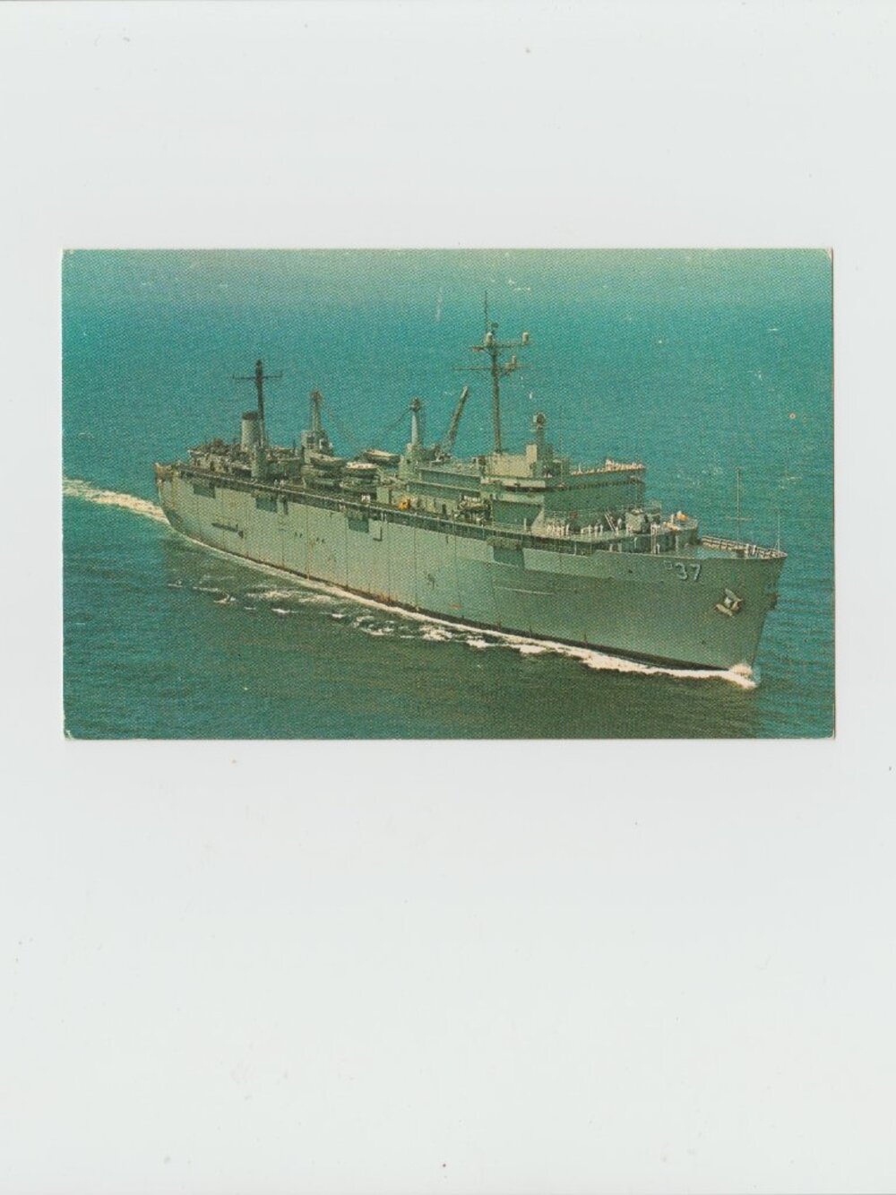 U.S.S. Samuel Gompers ( AD - 37) Postcard